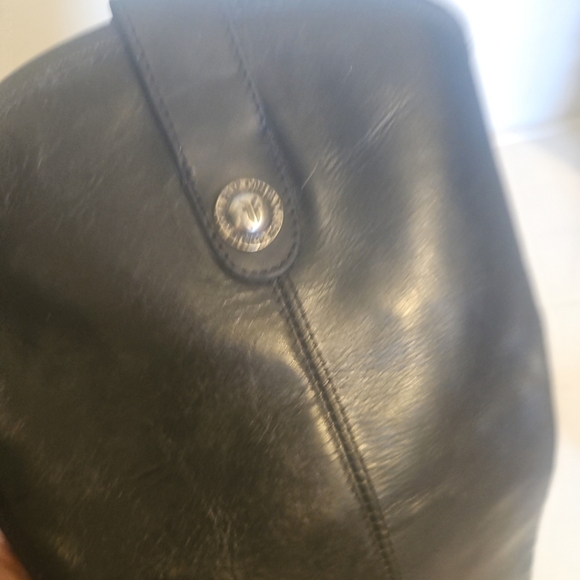 Frye Melissa Button 2 Tall Riding Boots Black Leather Women Size 6.5B Sty 77167 - Picture 11 of 13
